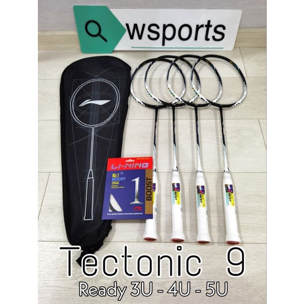 Raket Badminton LiNing Tectonic 9 3U 4U 5U Original