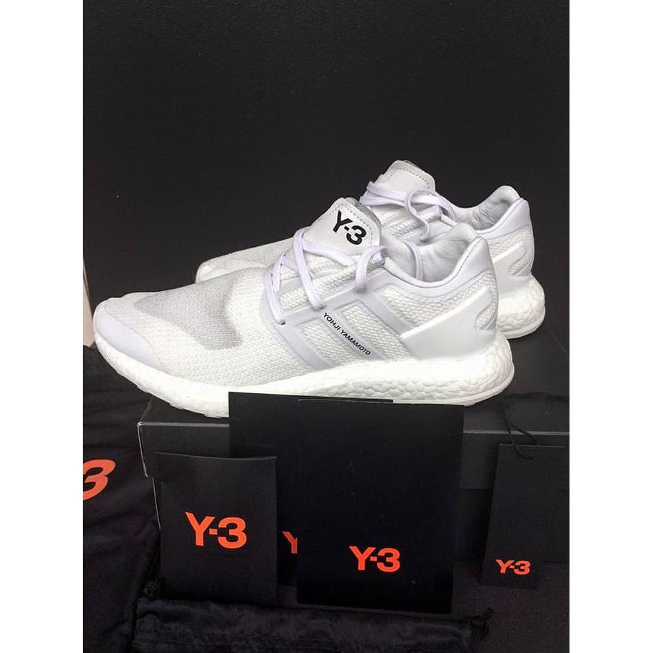 Adidas Y-3 Pure Boost Triple White Original G64 Promo