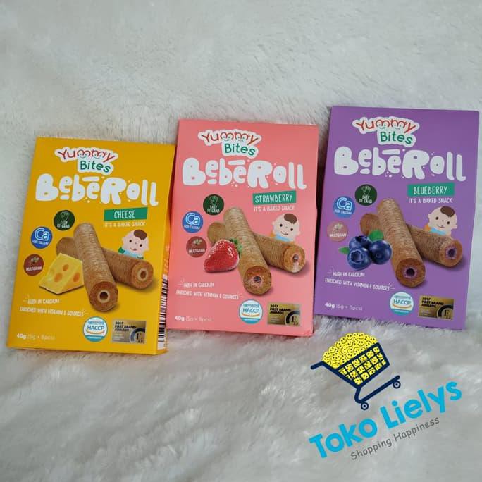 

(Paling Laris) Yummy Bites Bebe Roll 40 Gr Yummybites Beberoll - Blueberry
