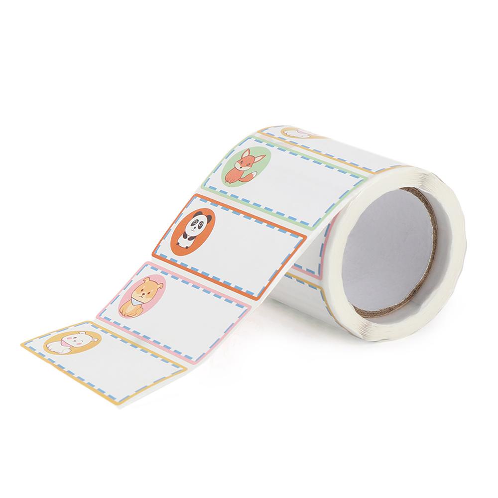 Top Self-Adhesive Stiker Untuk Bisnis Rumah Kartun Perlengkapan Sekolah Alat Tulis Counter Mark Sticker Maker