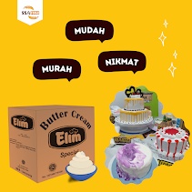 Elimas Butter Cream 250 Gram / Krim Dekorasi Kue / Krim Kue Siap Pakai