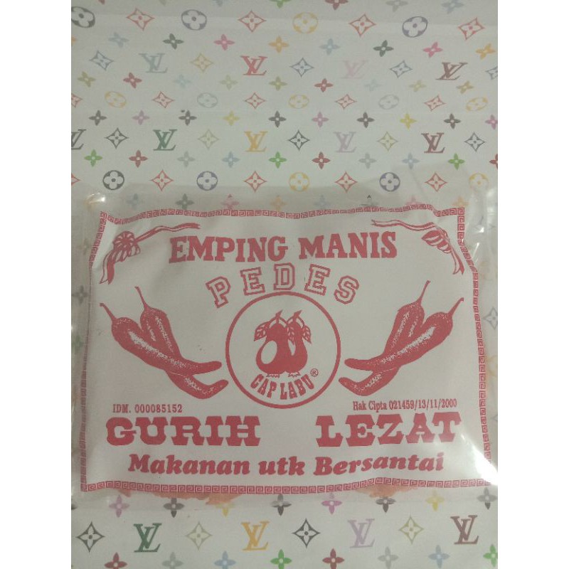 

emping mentah cap labu