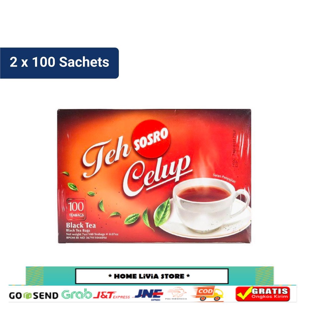 

Sosro Teh Celup 100 x 2 gr