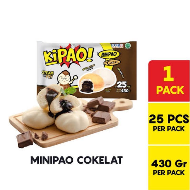 

BAKPAO MINI KIPAO COKLAT ISI 25 PCS