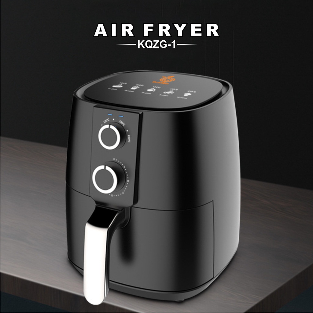 Air Fryer Low Watt 3.2L Mesin Penggorengan Tanpa Minyak Anti Lengket Worldhome66