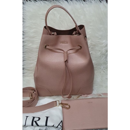 Tas Furla Stacy bucket bag medium original preloved