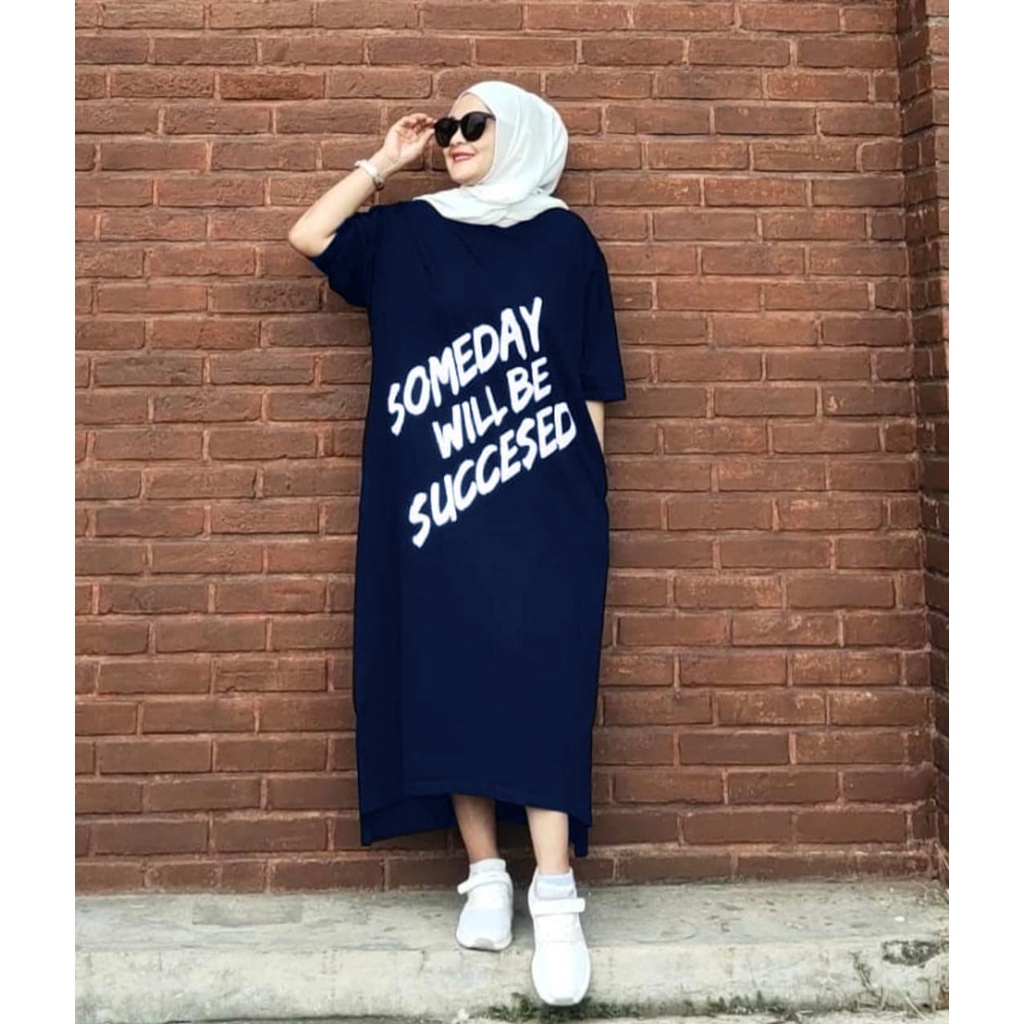 GH - DRESS SOMEDAY(JUMBO) LD 124CM / DRESS WANITA OVERSIZE / GAMIS WANITA