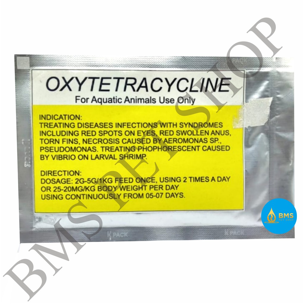 Obat Ikan Hias Oxytertracycline 5 Gram Oxy Tetracycline AD01202