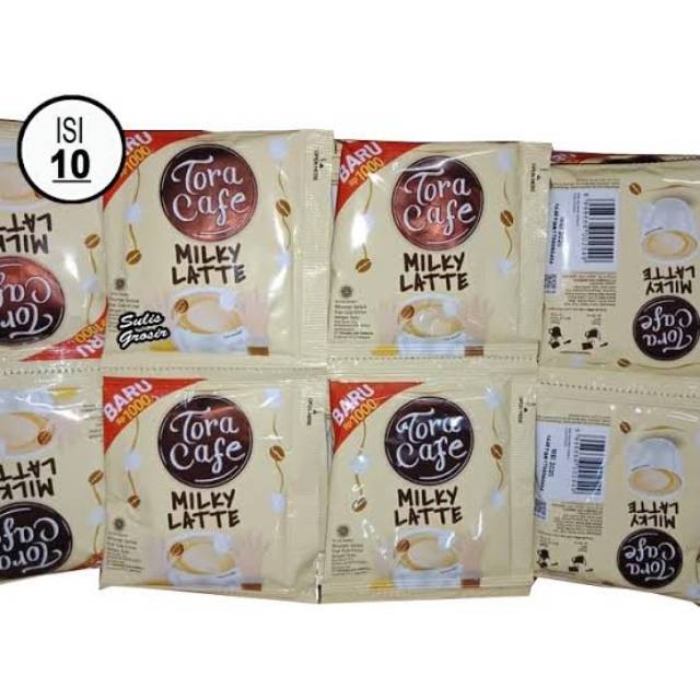 

Tora Cafe Milky Latte sachet (renceng )