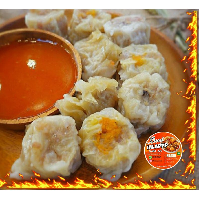 

Dimsum Pedas Ayam Dengan Saus Sambel Level Tinggi Tanpa Bahan Pengawet