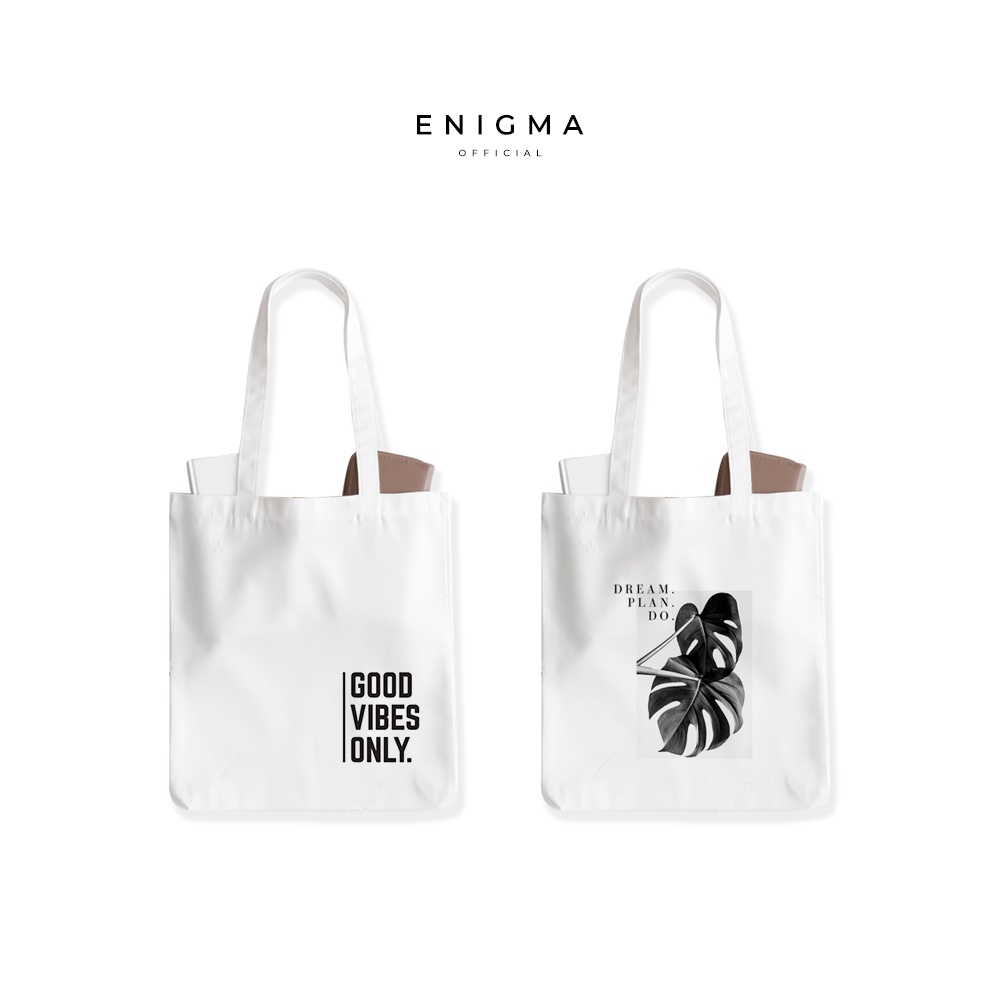 TERBARU TOTEBAG KANVAS AESTHETICS ORIGINAL ENIGMA OFFICIAL TOTEBAG WANITA TAS TOTE BAG