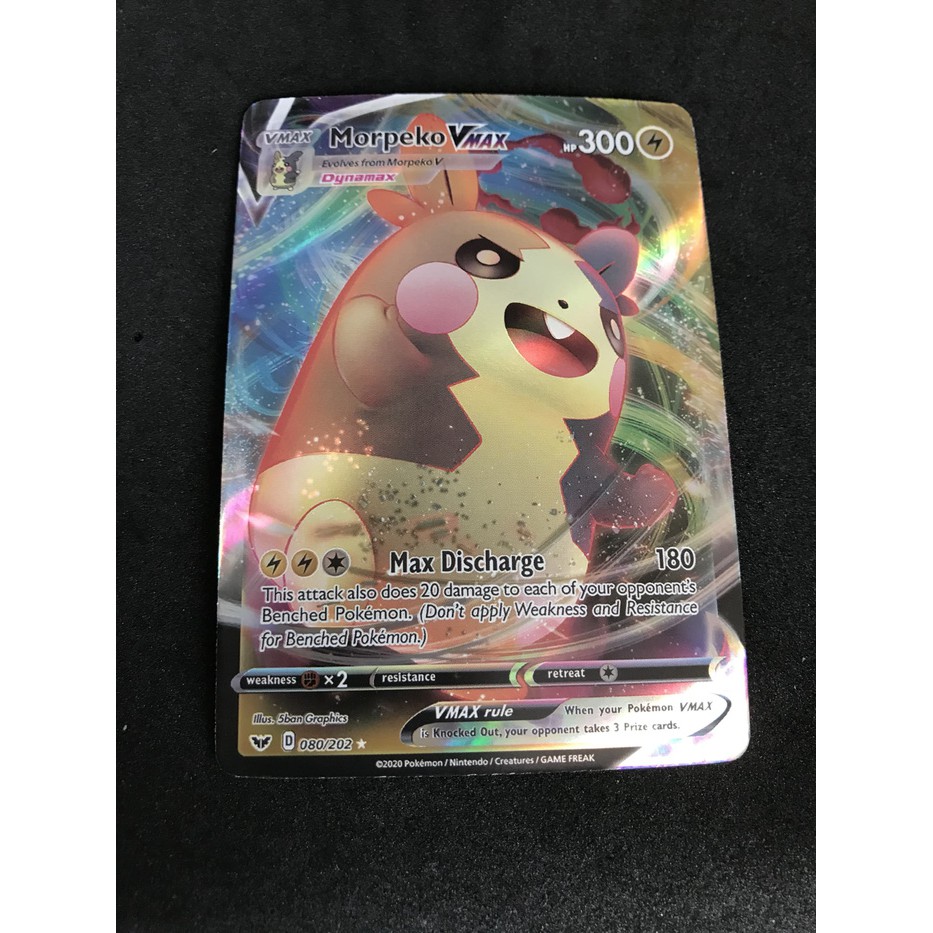 Kartu Pokemon TCG V Series Sword & Shield Morpeko V Max