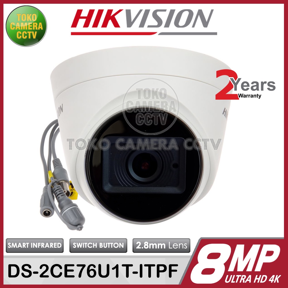 PAKET CCTV HIKVISION 8MP 8 CHANNEL 5 KAMERA