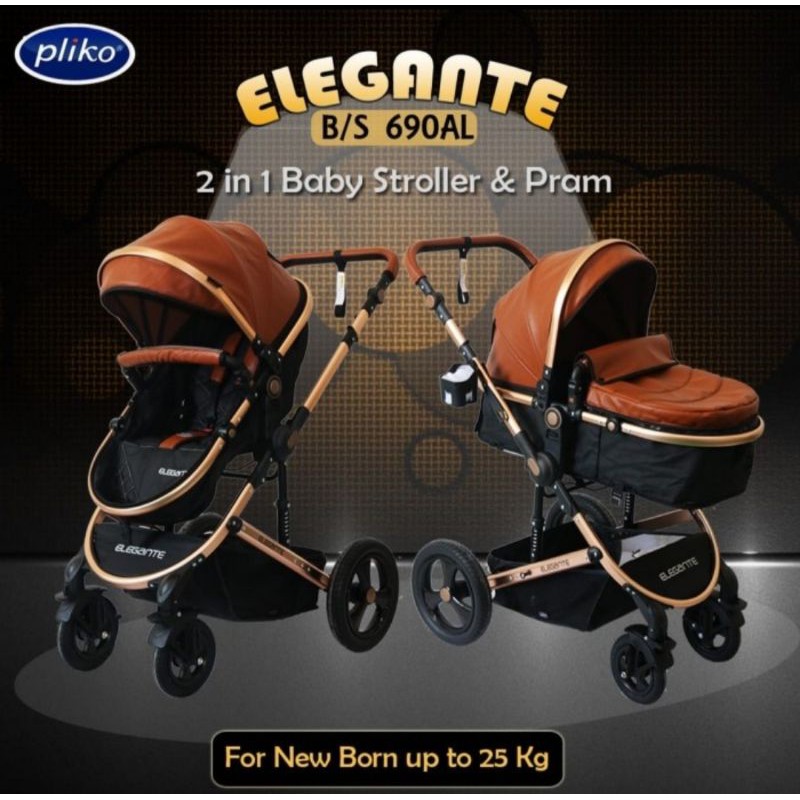 stroller pliko elegante kereta bayi pliko 690AL bisa hadap ibu
