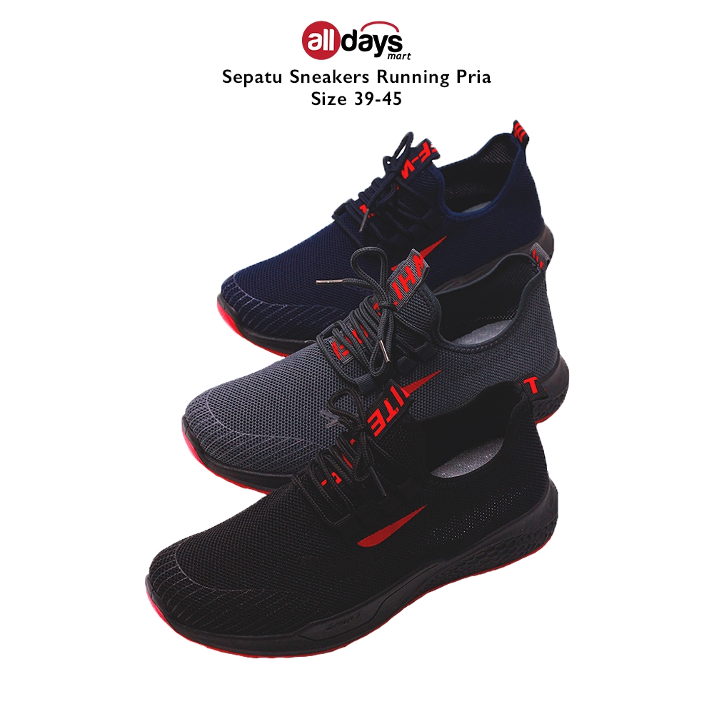 Faster Sepatu Sneakers Sports Casual Pria 1910-124 Size 40-45