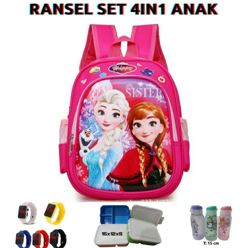 dem_sare / DS1126 tas ransel sekolah anak perempuan karakter Tas Ransel Anak sekolah TK SD Karakter Bag Backpack Mini Motif Cartoon