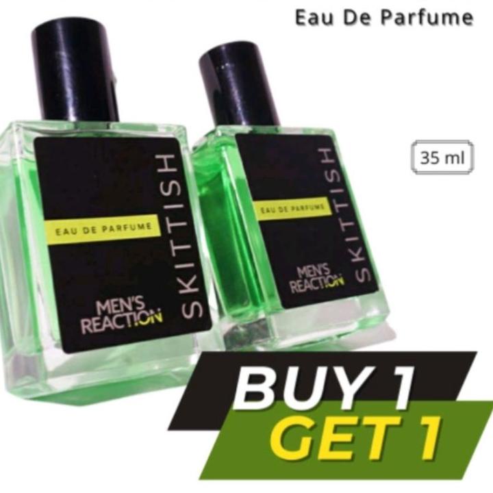 Buruan Dicoba COD Beli 1 GRATIS 1 Parfum Men's Reaction skittish Parfum Pria Dan Wanita Terlaris | B