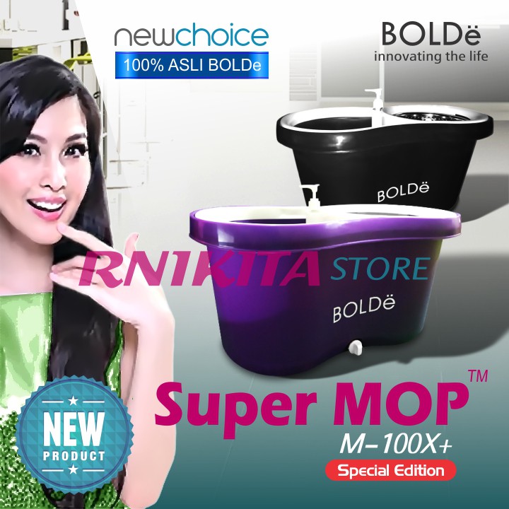 BOLDe M100X PLUS SPECIAL EDITION - Supermop Alat Pel Modern Saringan Stainless