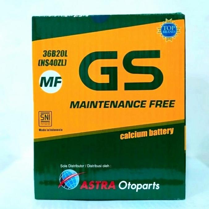 Aki mobil Datsun GO GS astra MF NS40ZL Aki kering langgengb4 Kualitas Baik