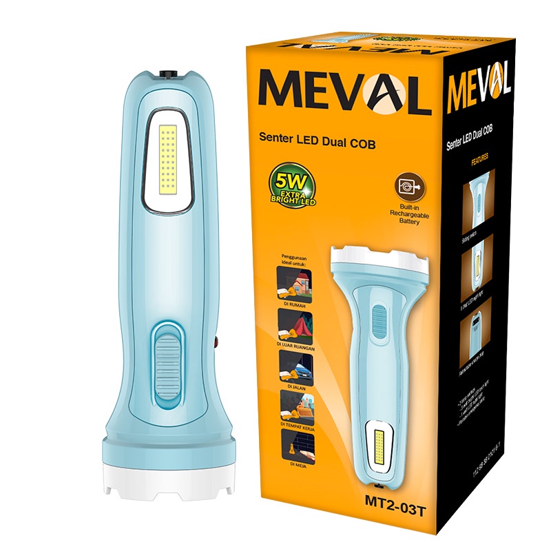 Senter LED 5W Dual COB - Tosca - MEVAL