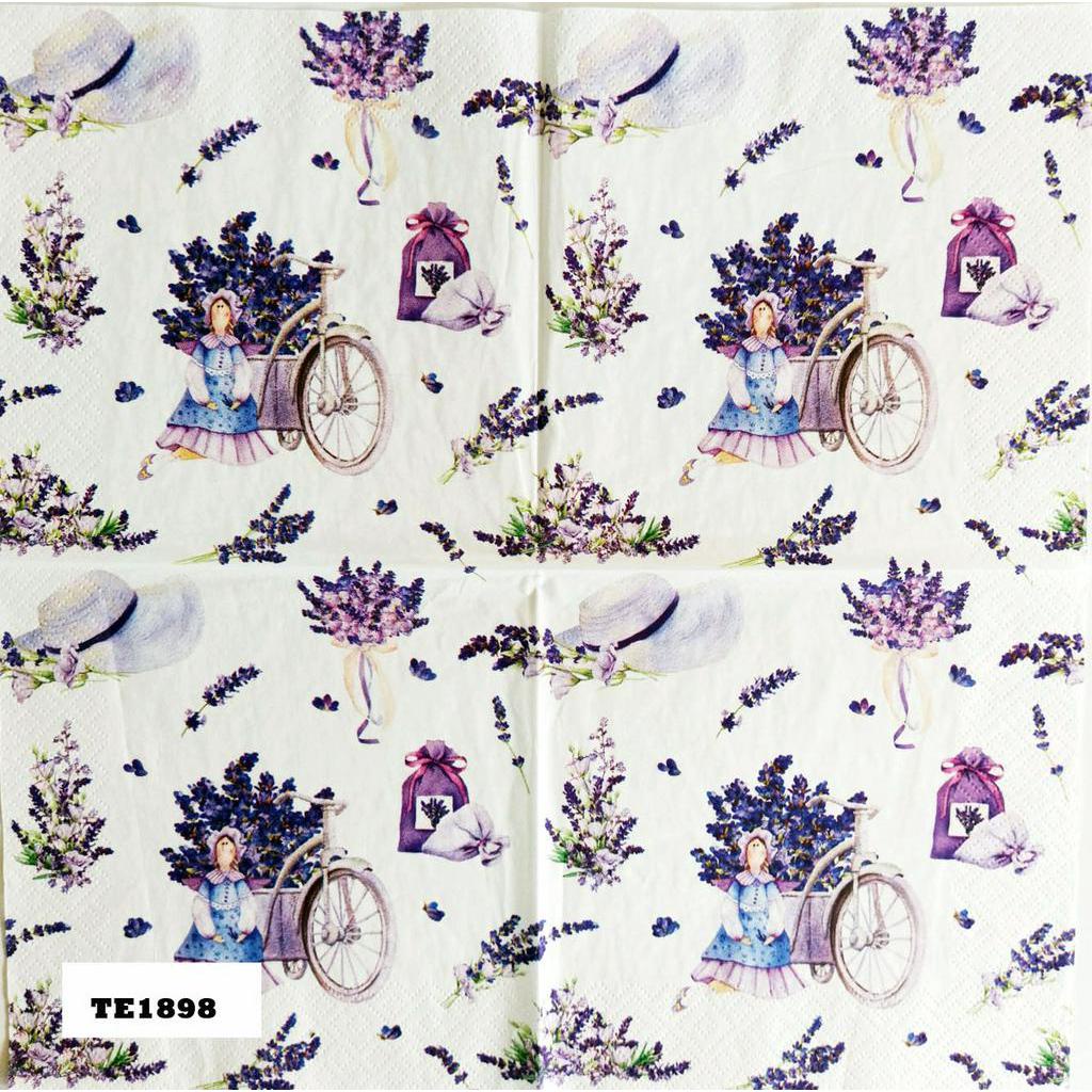 TISU NAPKIN DECOUPAGE EROPAH 33X33 CM TE  1898  TTS