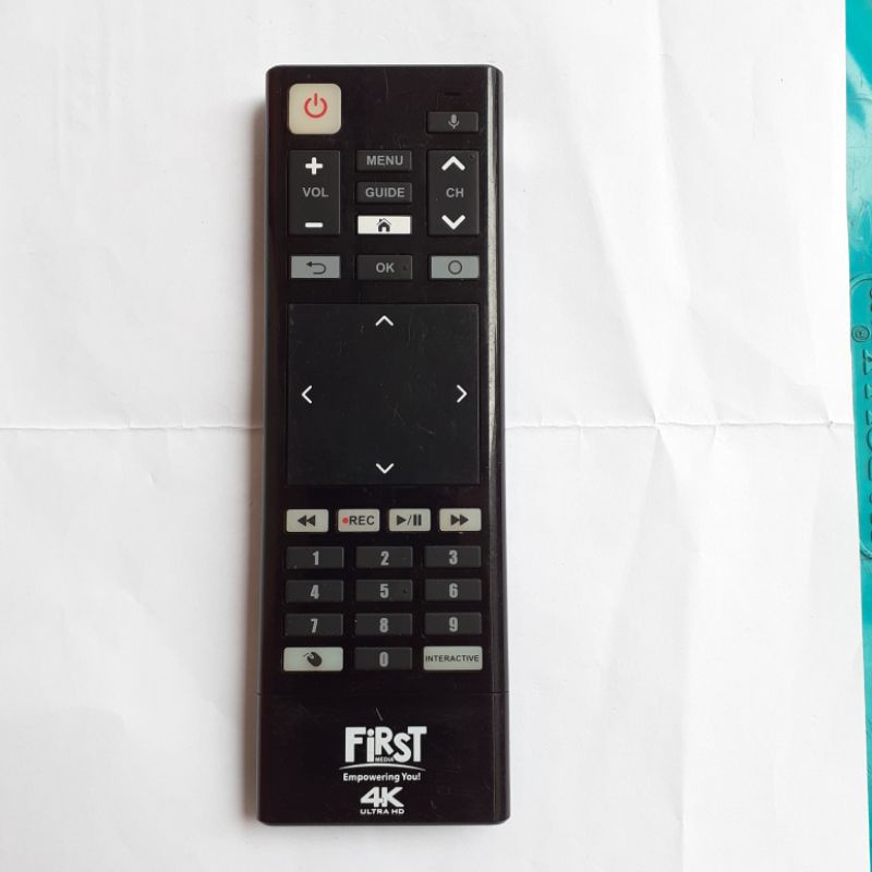 Remote Receiver FIRST MEDIA 4K Ultra HD Original .