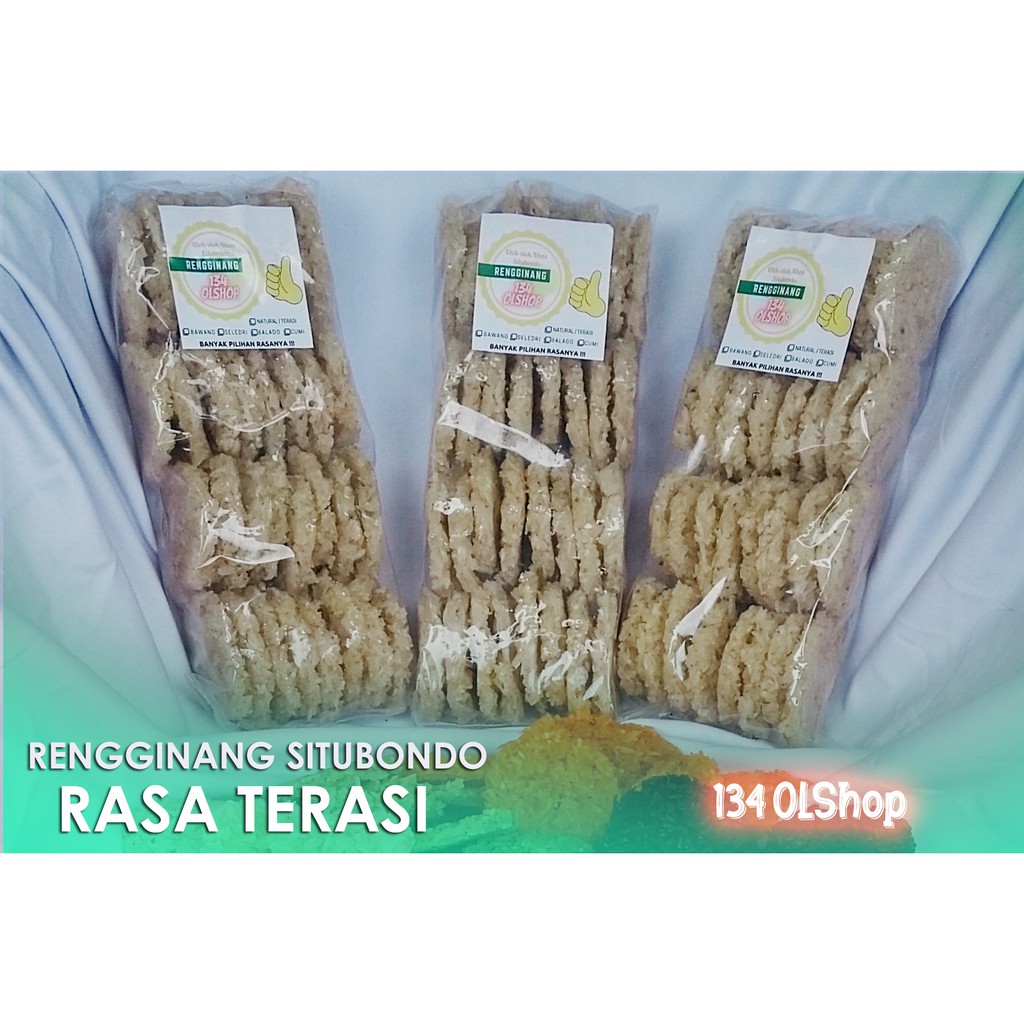 

Rengginang Mentah Rasa Terasi 500 gram asli khas situbondo