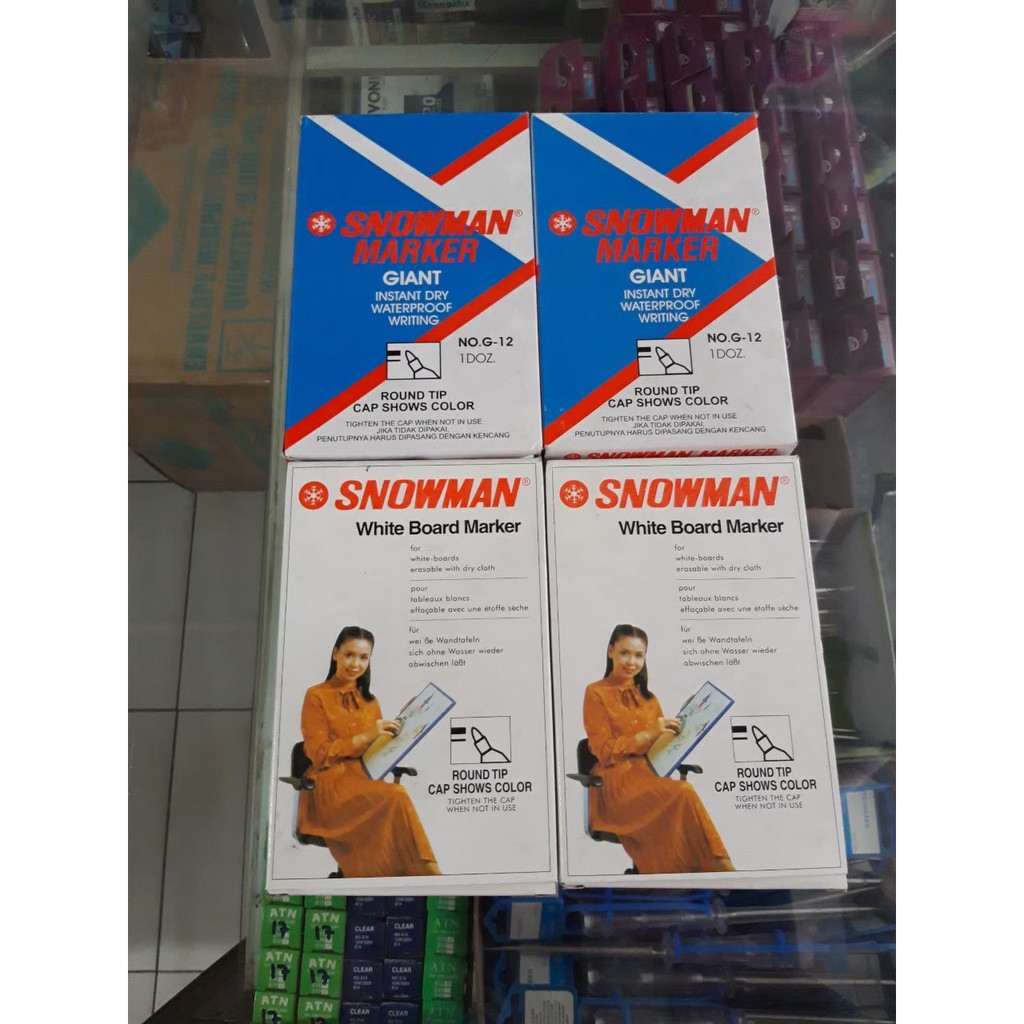 

Spidol Snowman Besar White Board
