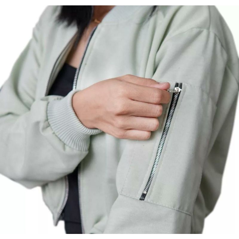 Jacket Crop Viola | Outfit Remaja Terkini Jaket Atasan Wanita Terkini