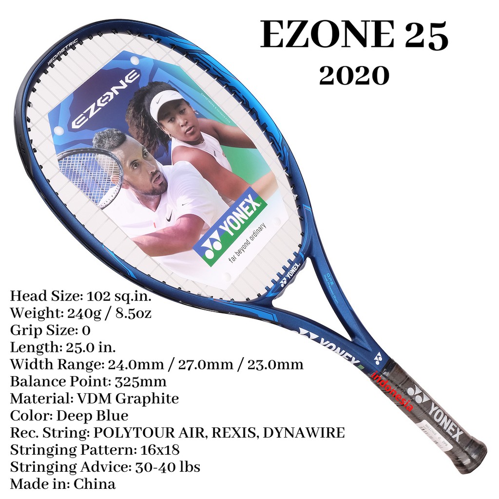 Yonex EZONE 25 240g - Deep blue 2020 - racket tennis