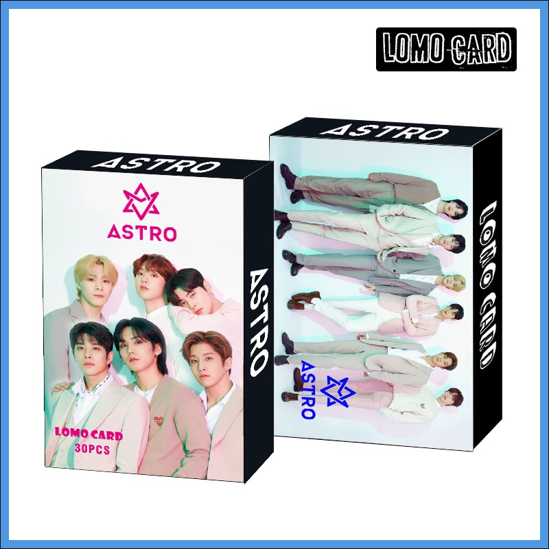 30pcs / set Kartu LOMO Foto Kpop ATEEZ ASTRO TWICE