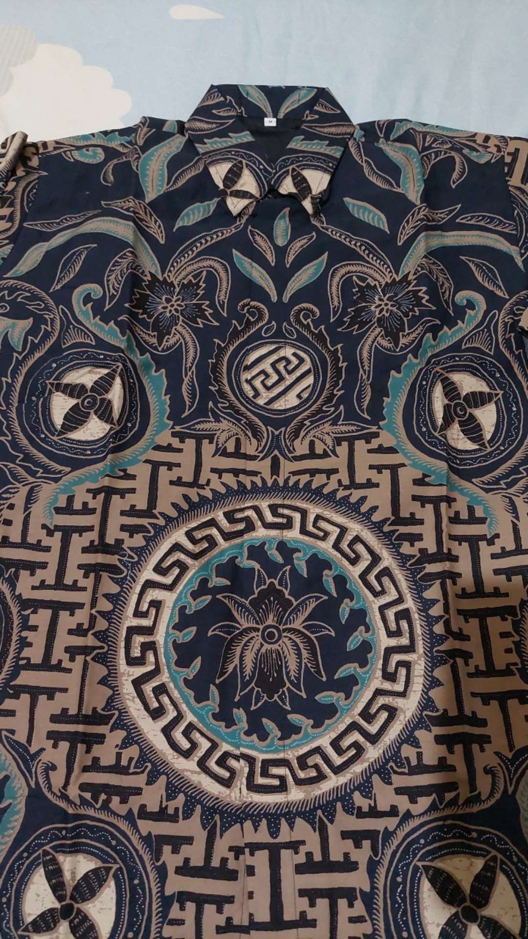 Lesmana Batik Lengan Pendek Full Furing Katun Halus Sragenan Hq Size M-xxl Batik Solo