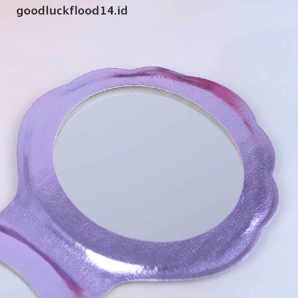 [OOID] Sea Shell Shape Compact Cosmetic Mirror PU Leather Double Sided Makeup Magnifier ID