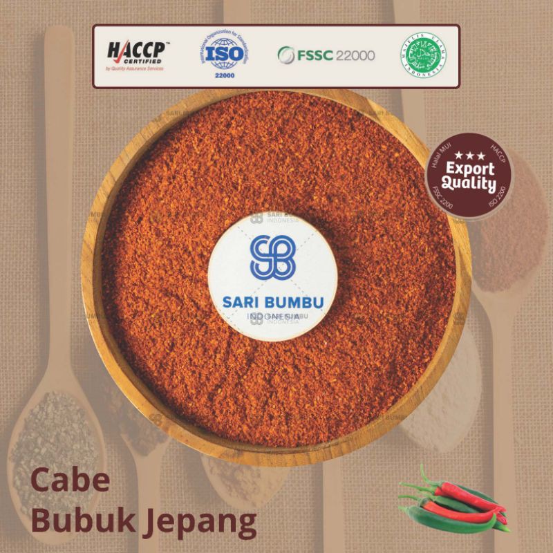 

Cabe Jepang Bubuk/ Ichimi Togarashi - Bumbu Dapur Halal kualitas ekspor 20gr, 50gr, 100gr, 250gr