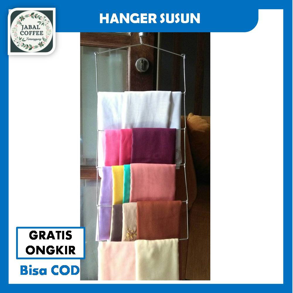 Hanger Jilbab Lapis Selang / Hanger Jilbab Lapis Anti Karat / Hanger Saja J92