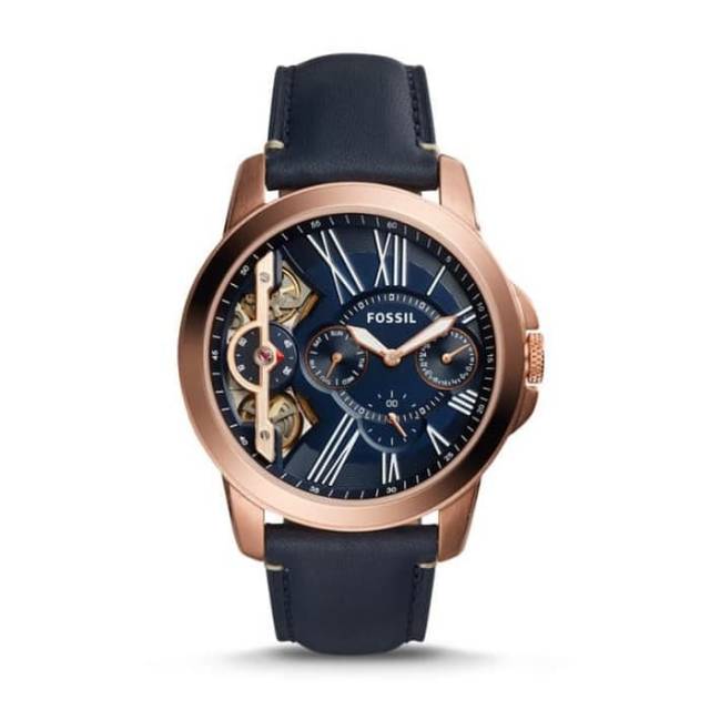 Fossil Townsman Twist Multifunction Blue Leather