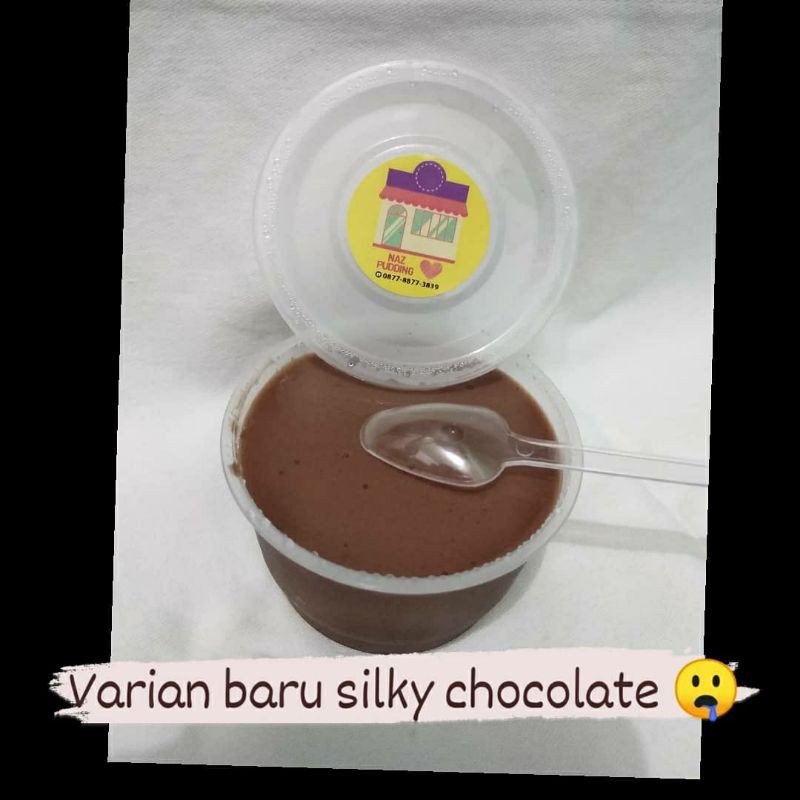 

silky chocolate pudding
