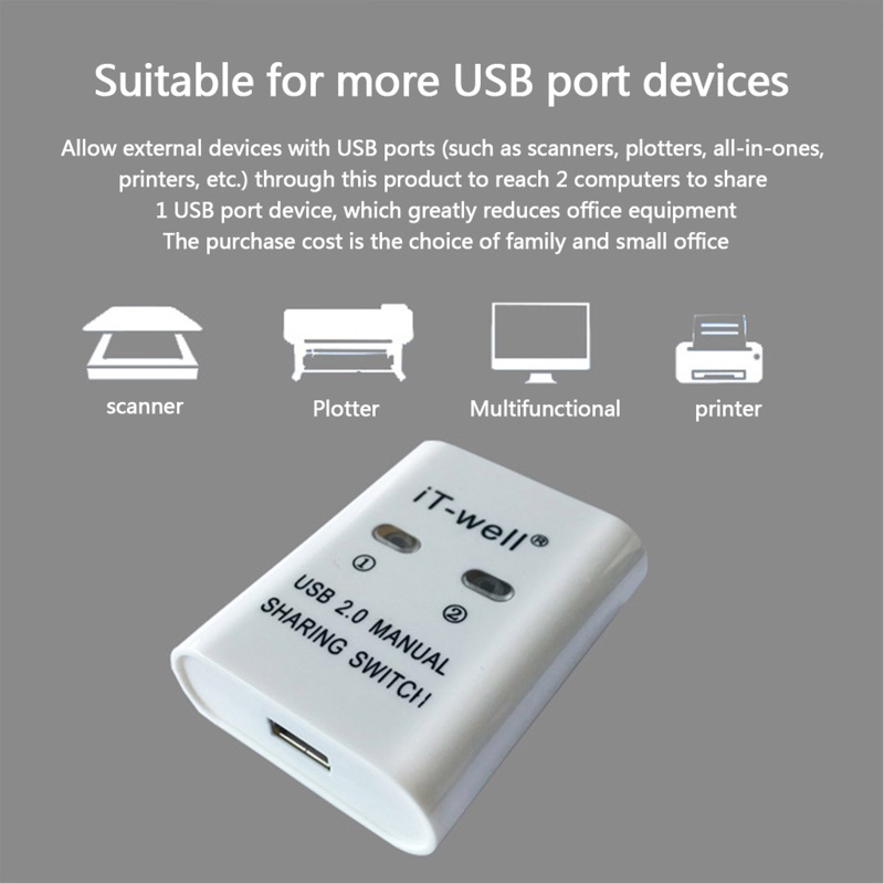 Cre Alat Sharing 1 Port USB Untuk Keyboard Dan Mouse
