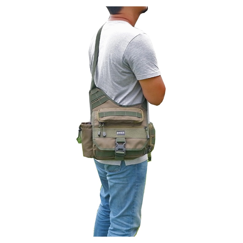 TAS SLEMPANG PRIA / SLINGBAG ARMY TACTICAL BIDIGI BOW