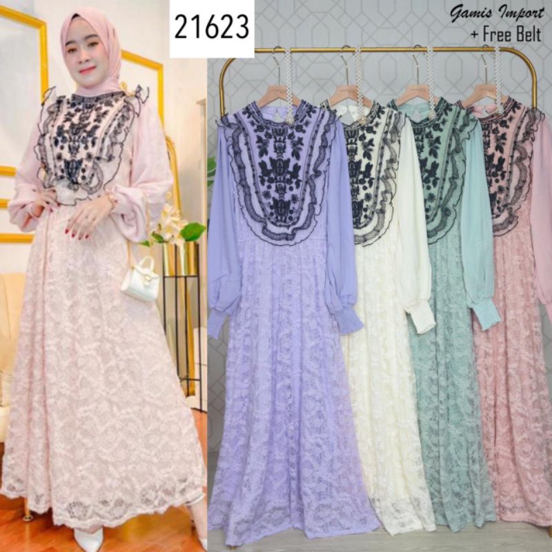 Gamis brokat VNS