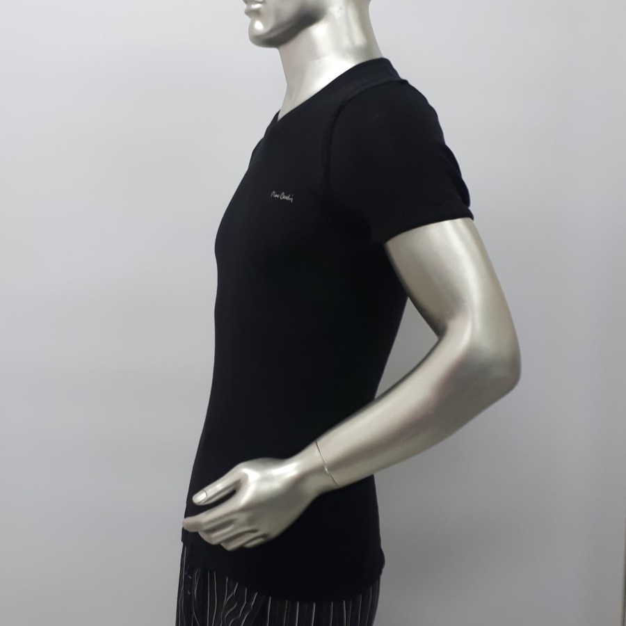 PIERRE CARDIN Kaos Oblong Pria V-Neck PC 5322 Isi 1 Pcs Hitam