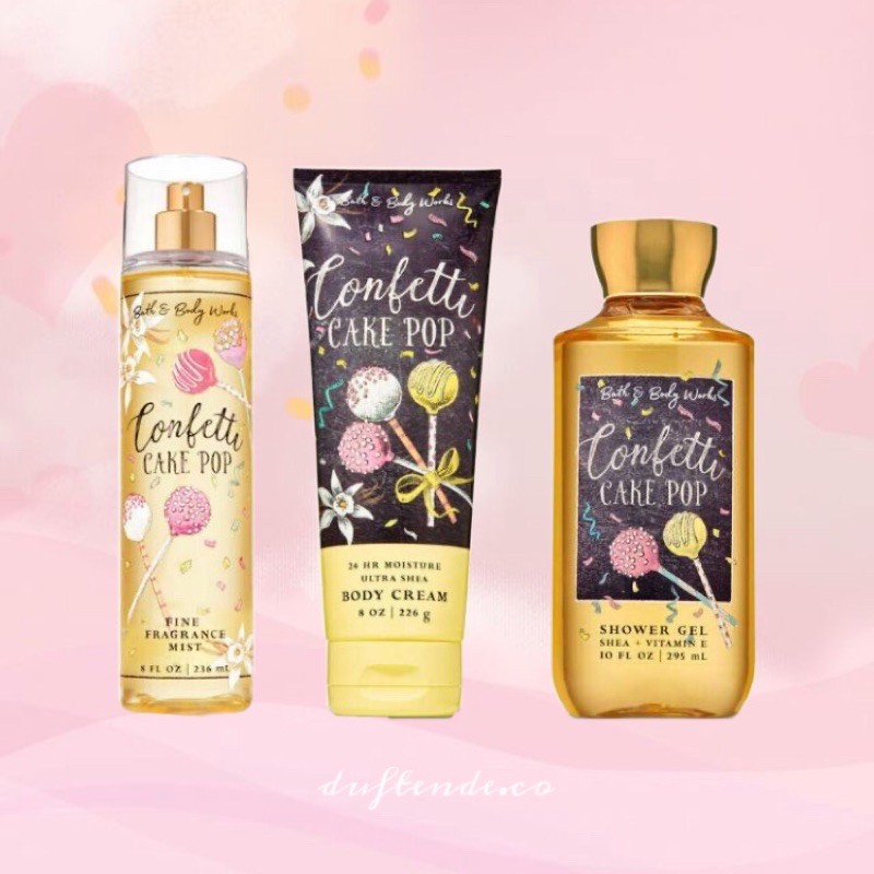 SALE BBW BATH&BODY WORKS CONFETTI CAKE POP ORIGINAL‼️