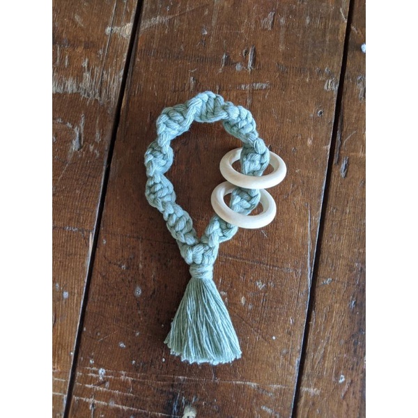 Macrame Teether Baby