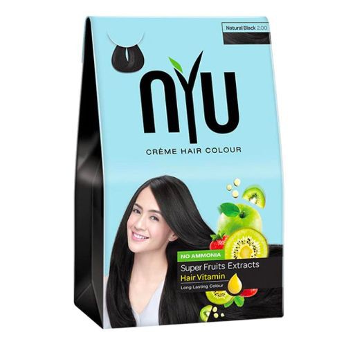 Nyu Crème Hair Color Natural Black 2.00