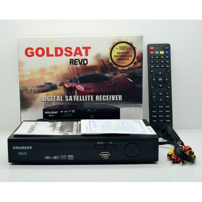 Ready&Siapkirim Receiver Parabola Mpeg4 Hd Goldsat Revo