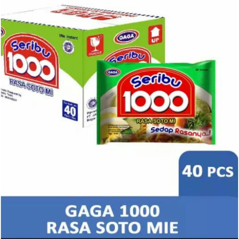 

mie gaga seribu rasa soto mi 1 dus isi 40bks