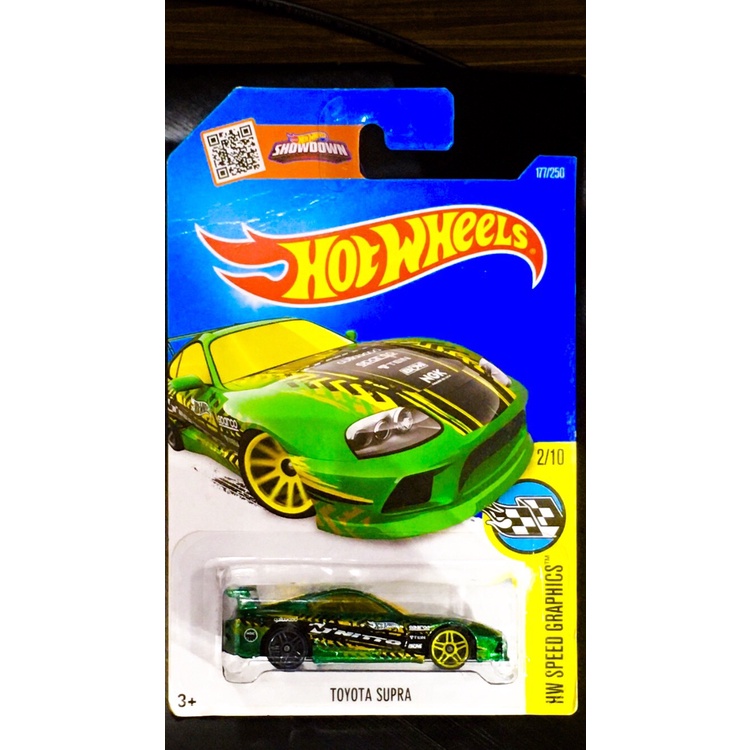 RARE Hotwheels Toyota Supra NITTO HW Speed Graphics Green 1/64 bisa COD