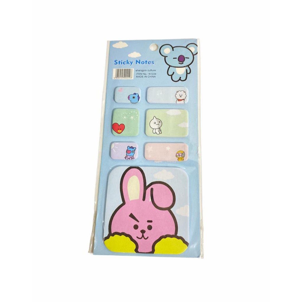 POST IT MEMO BT2I BTS MEMO POST IT STIKY NOTES BT2I-Biru