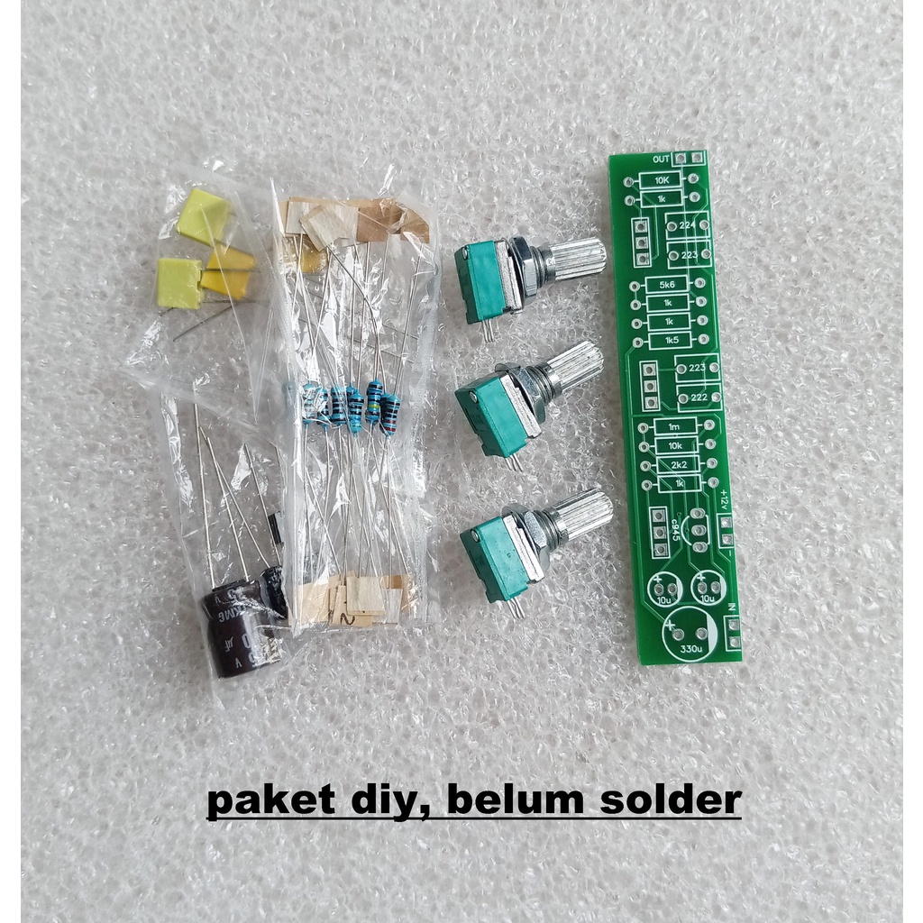 DIY Modul Mono Tone Control 1 Transistor