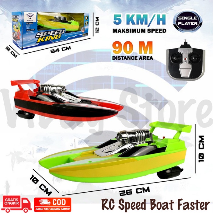 RC Speed Boat Kapal Perahu Air Remote Control Murah Besar RDR1114